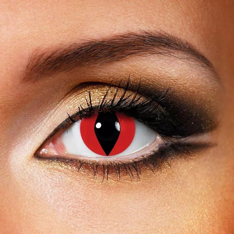 【Halloween&Cosplay】Red Cat Eye