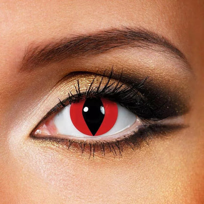 【Halloween&Cosplay】Red Cat Eye