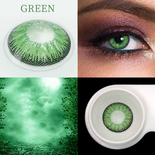 Vika Tricolor Green | 1 Year